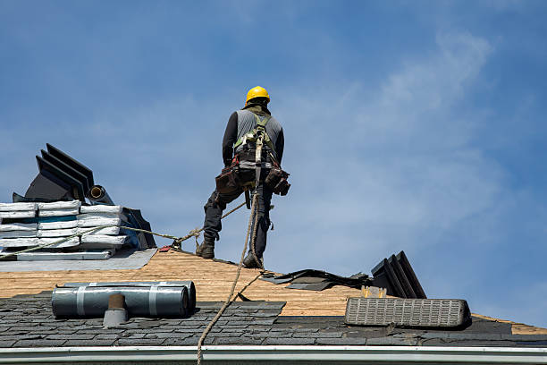 Professional Roof Replacement technician working in Round Mountain, NV
